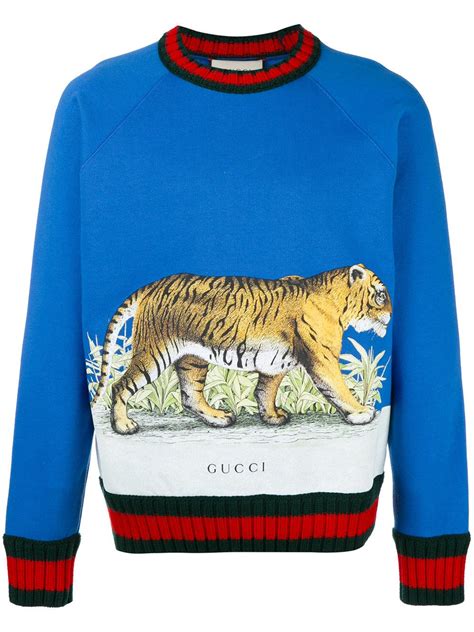 gucci animal print sweater